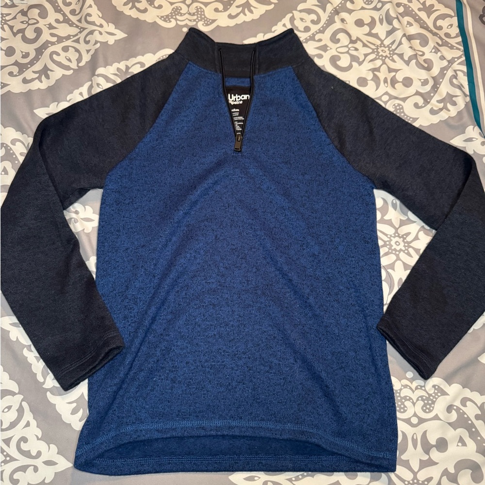 Urban Pipeline Kids Navy and Blue Long Sleeve Tee